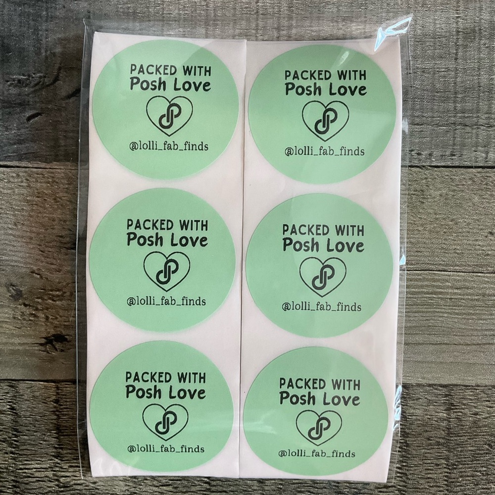 100 Thank You Stickers Packed With Posh Love